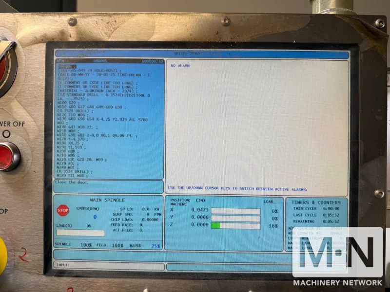 HAAS VF-2 CNC Vertical Machining Center, 2012