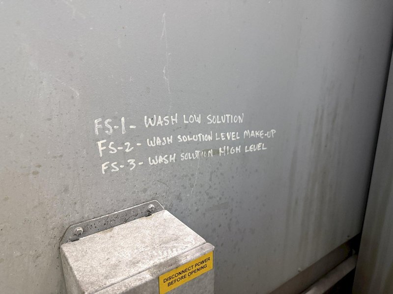 75&quot; x 60&quot; PROCECO MODEL #HD-75X60-E-6000-1-BO HEAVY DUTY ROTARY TABLE PARTS WASHER: YOBRO #24051