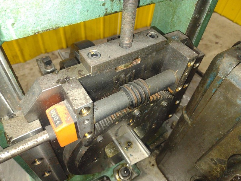 14 STAND X 2” TISHKEN MODEL #14-MW-2 ROLLFORMER 8" ROLL SPACE: YOBRO #24861