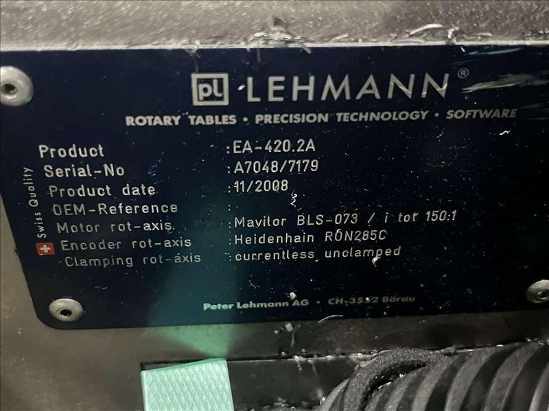 DMG Deckel Model 1035 4 Axis High Precision Vertical Machining Center