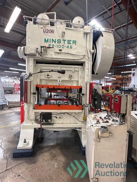 100 Ton Minster Stamping Press P2 -100-48