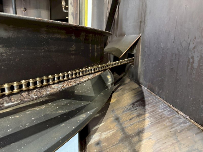 75&quot; x 60&quot; PROCECO MODEL #HD-75X60-E-6000-1-BO HEAVY DUTY ROTARY TABLE PARTS WASHER: YOBRO #24051