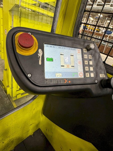 Hubtex MQ120 Series  25K Capacity Electric Side Loader W/ New Battery