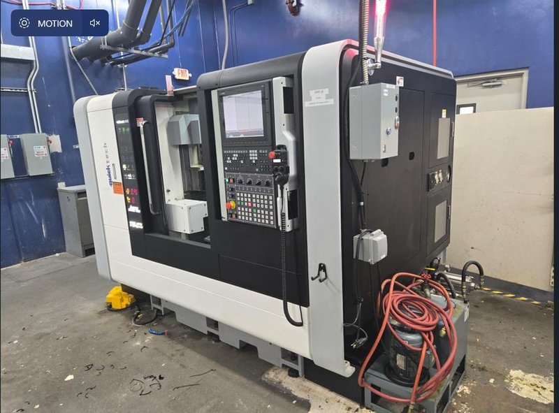 QuickTech T8 Hybrid 9-Axis Twin Spindle CNC Lathe, 2022 –  Chip Conveyor, Live Tooling, Sub-Spindle