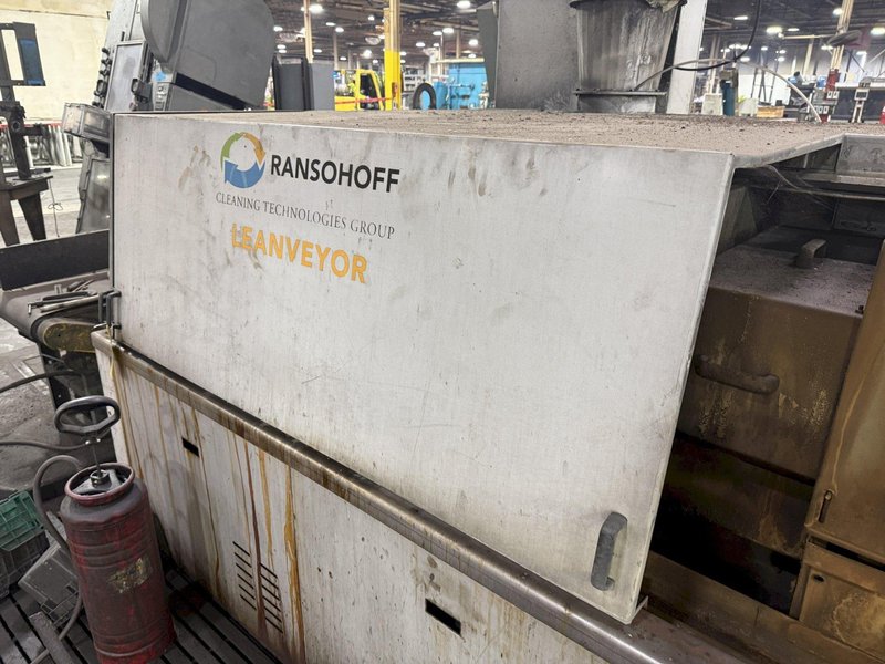 18" RANSOHOFF LEANVEYOR 3-STAGE STEEL MESH CONVEYOR PASS THROUGH PARTS WASHER, NEW 2017: YOBRO #24292