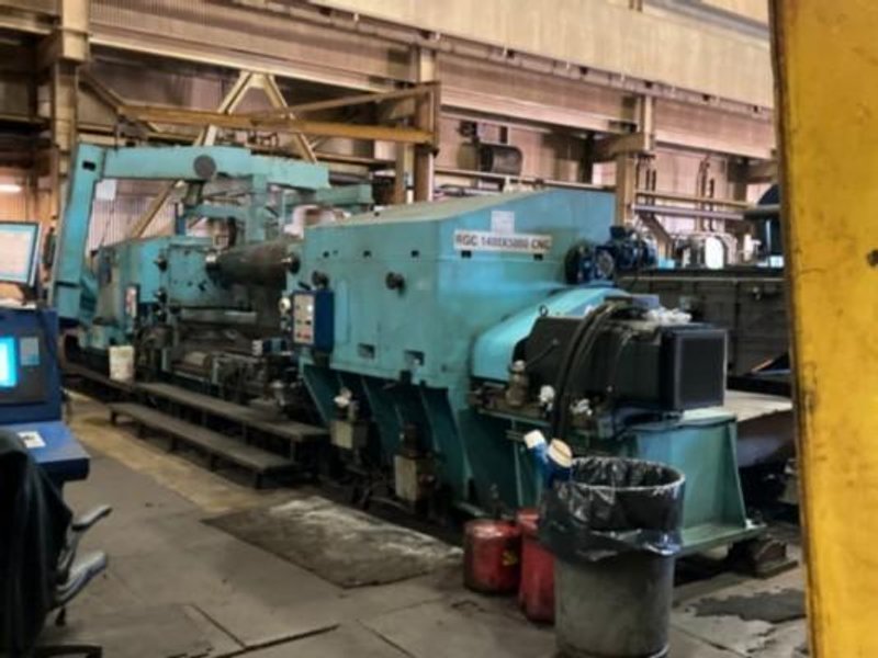 44" (1400mm) x 196.5 (5500mm) World Machinery Works RGC 1400x5000 CNC Roll Grinder