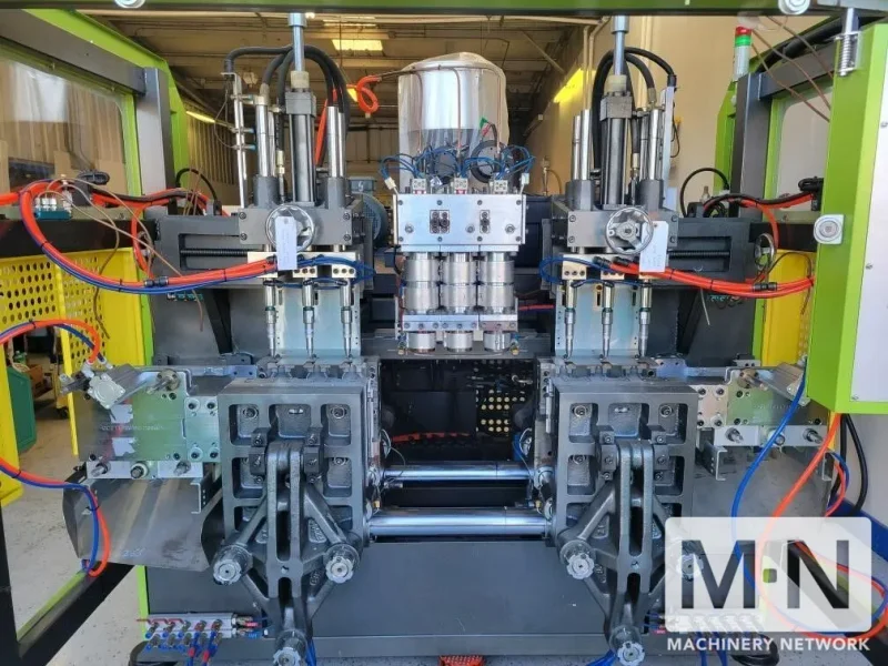 TRIPLE HEAD POWERJET PLASTIC MACHINERY MODEL EB25H65S3 CONTINUOUS EXTRUSION BLOW MOLDING MACHINE MFG 2022