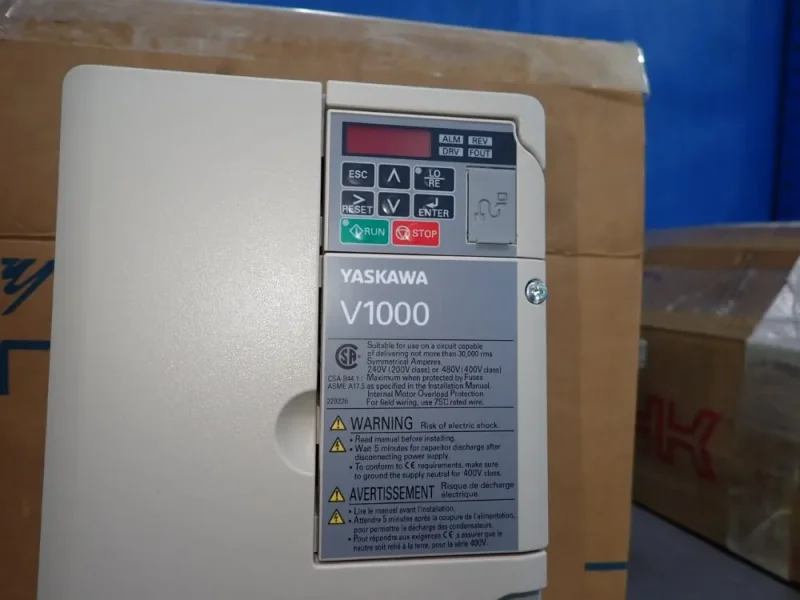 YASKAWA ELECTRIC DRIVE  -  CIMR-VU4A0023FAA