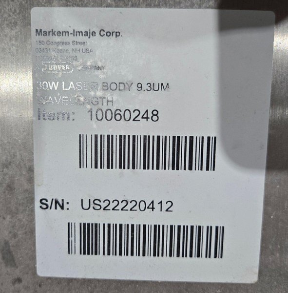 MARKEM IMAGE C350HD CO2 LASER ENCODER USED