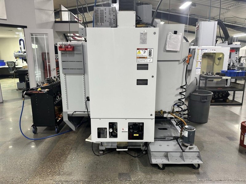 Haas VF-2SS VMC, 2007 – Probe, Chip Auger, 4th Axis Drive