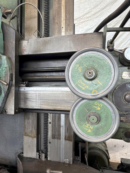 48" FRORIEP 4-JAW VERTICAL TURRET LATHE. STOCK # 0667925