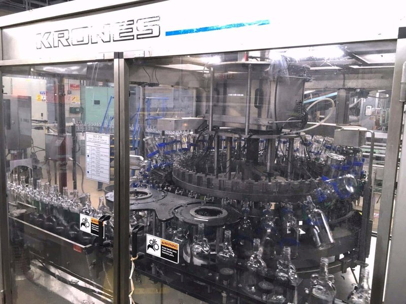 Krones 45 Valve Variojet Rotary Ionized Air Rinser, 1999