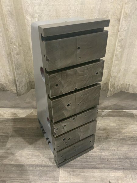 1 SET OF G &amp; L 12" X 36" HIGH T SLOTTED ANGLE PLATES: STOCK #81244