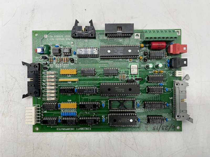 PCB 826827 REV E CINCINNATI INC ASSY 826828 REV G STOCK #15833