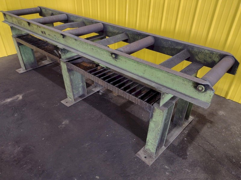 20’ X 20” HEAVY DUTY ROLLER CONVEYOR, (4) SECTIONS: STOCK 18710