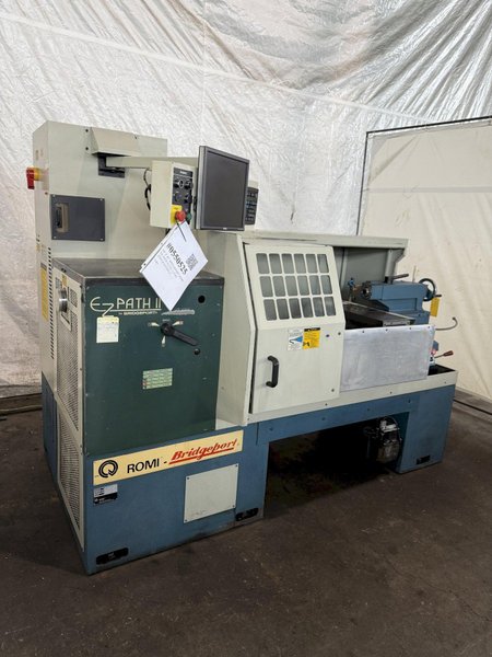 20&quot; X 40&quot; BRIDGEPORT ROMI EZ-PATH II CNC LATHE. STOCK # 0550525