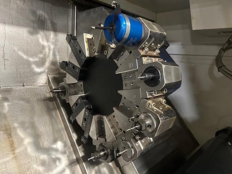 Campro CPL-208 CNC Lathe, 2012 – Tailstock, Chip Conveyor