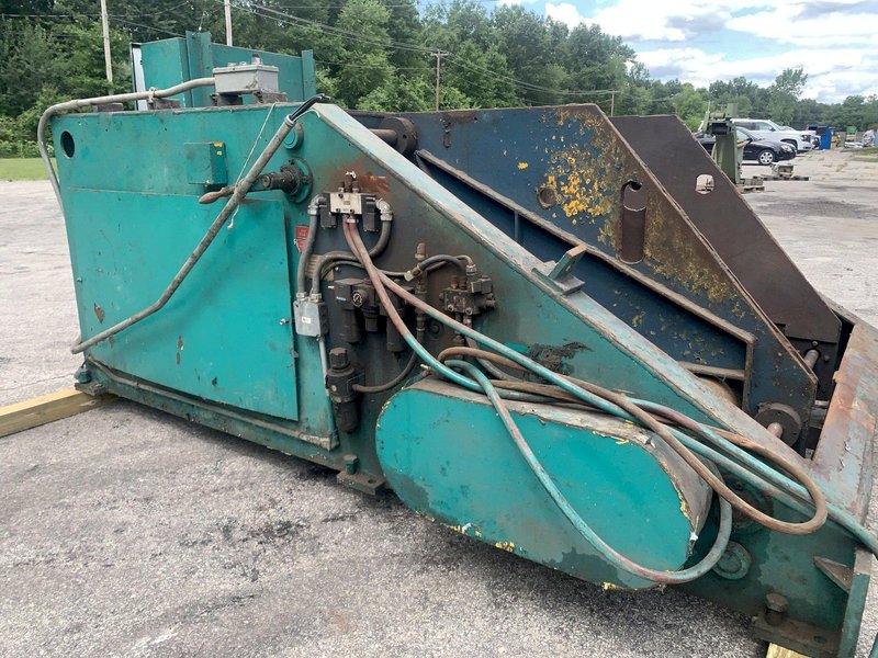 20,000 LB X 30&quot; X .500&quot; YODER COIL CRADLE &amp; STRAIGHTENER FEED LINE: STOCK #13050