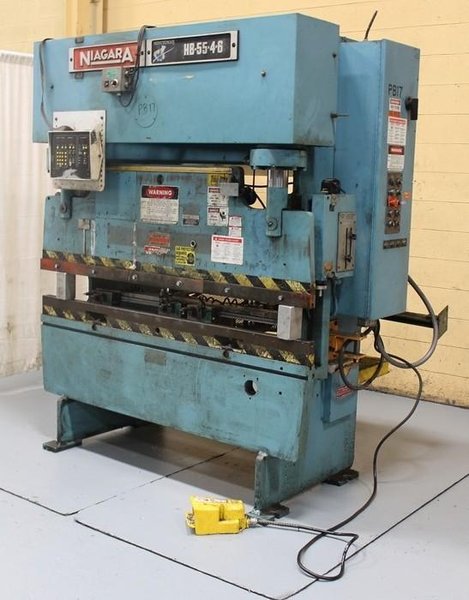 55 TON X 6' NIAGARA HYDRAULIC PRESS BRAKE: STOCK 61951