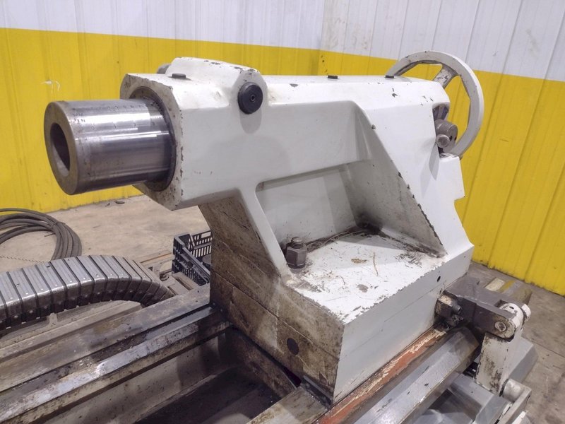 35" x 120" WILLIS MODEL #PK35 HOLLOW SPINDLE ENGINE LATHE 10" HOLE: YOBRO #24547
