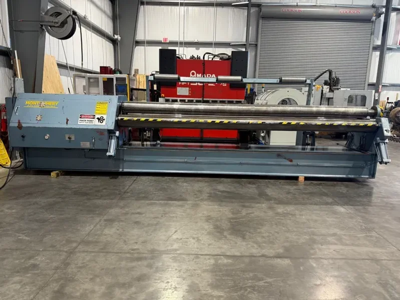 MONTGOMERY 4R-16810 14’ x 10 Gauge 4-Roll Plate Bending Roll #7659