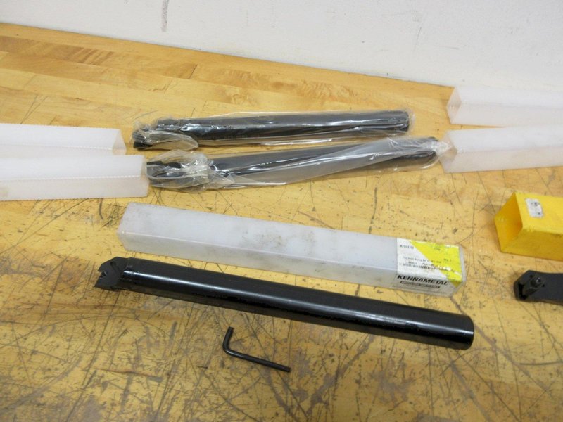 Kennametal/Sandvik 1.25"  x 14" Top Notching Inserted Boring Bars, (3) Kennametal A20-NER3, (1) Sandvik SI-CTLHOR-10143- Auction Item