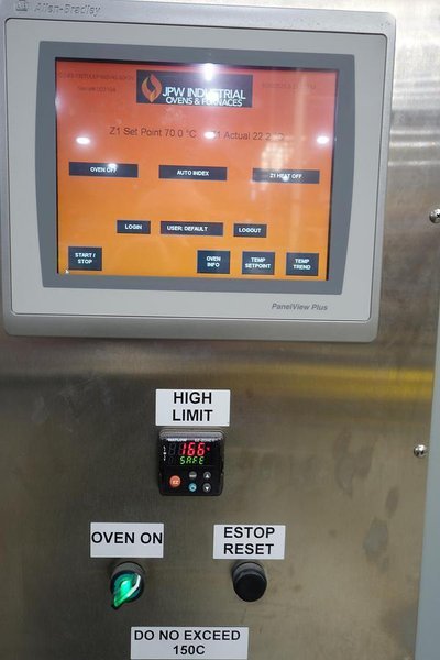 150°C JPW Industrial Oven Model C2-83-139TULEP480V45-60KW, 2023 – 20′ Conveyor