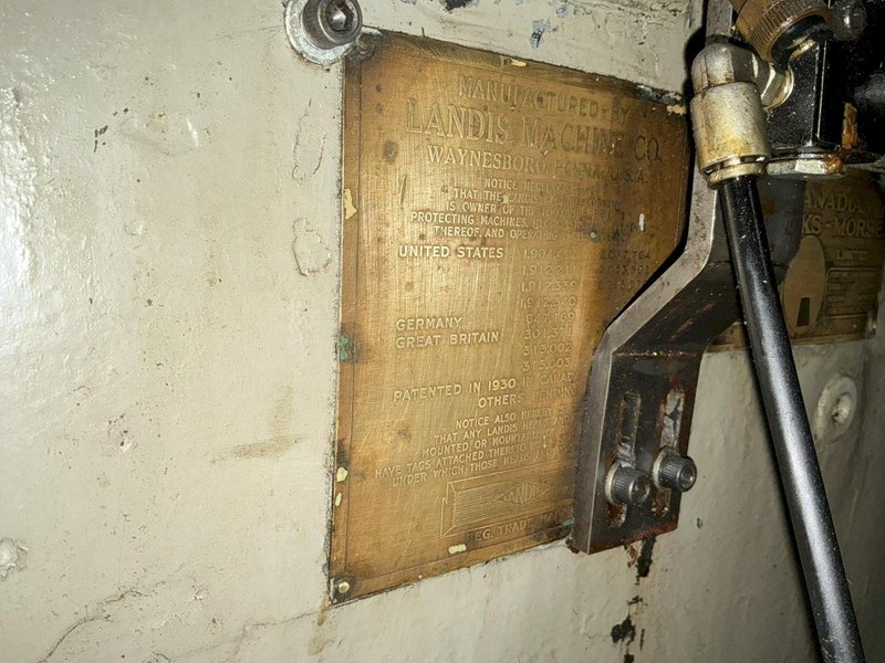 2 SPINDLE x 1.25" LANDIS THREADER / THREADING MACHINE: YOBRO #24699