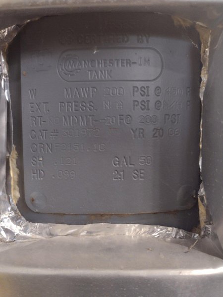 500 SCFM DONALDSON MODEL #AEHD-500 HEATED REGENERATIVE DESICCANT DRYER: STOCK 15154