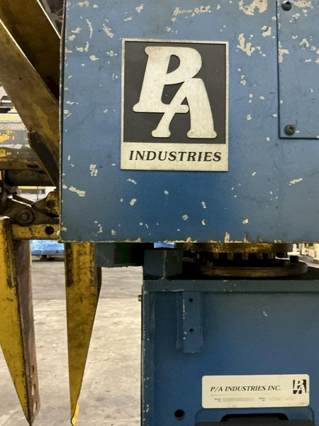 2,800 LB X 12" PA INDUSTRIES MODEL #DSRA-2800 DOUBLE END UNCOILER COIL REEL: YOBRO #26132