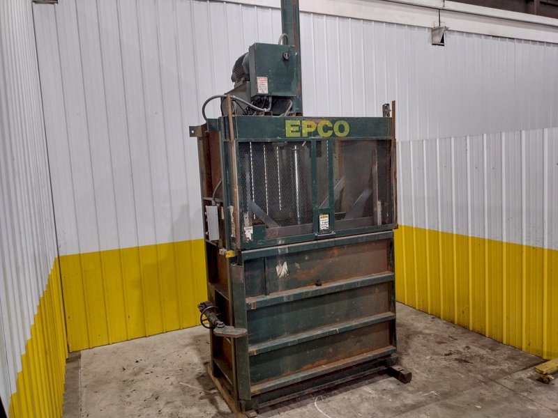 48&quot; X 48&quot; X 24&quot; EPCO VERTICAL HYDRAULIC BALER: STOCK #22919