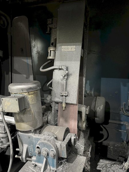 3&quot; OD ACME MODEL #67/2 CENTERLESS TUBE &amp; BAR 2 HEAD BELT GRINDER NEW 2016: STOCK #23770