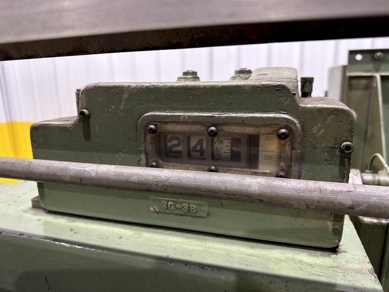 4' x 3/16" WYSONG MODEL #748 MECHANICAL POWER SHEAR: STOCK #19041