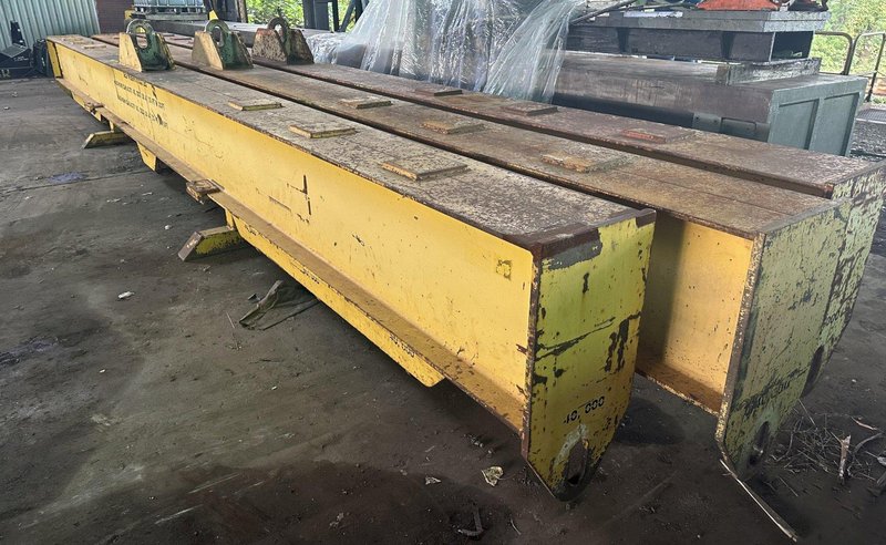 50,000 LB. X 30' CAPITAL STEEL HEAVY DUTY SPREADER BAR / LIFTING BEAM: STOCK #19486