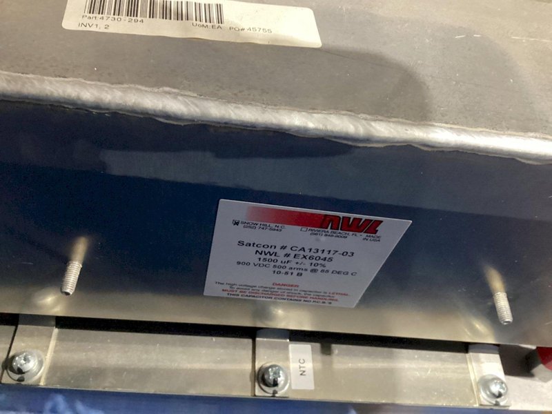 SATCON CA13117-03 / NWL EX6045 POWER CAPACITOR MODULE USED