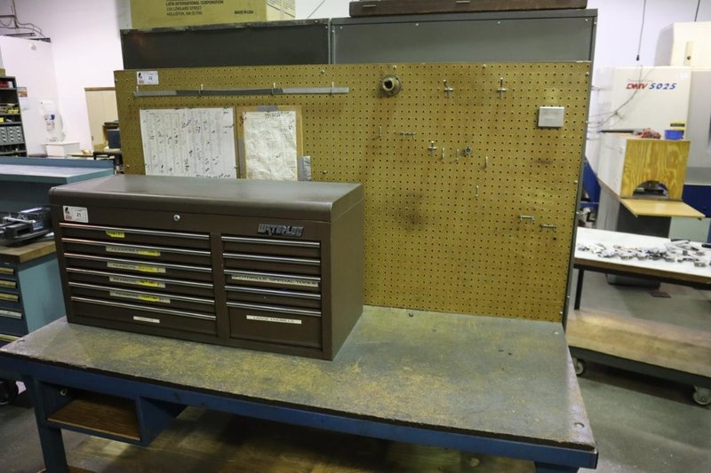 Workbench with Lower Shelf, Pegboard - No Contents- Auction Item