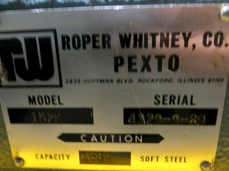 16 Ga x 52 in Pexto Foot Shear Model 152