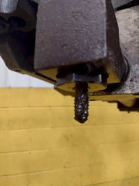 6-3/4" T-DRILL MODEL #T-150 PIPE COLLARING MACHINE WITH T-DRILL EC-150 END PROCESSING ATTACHMENT: STOCK #15864