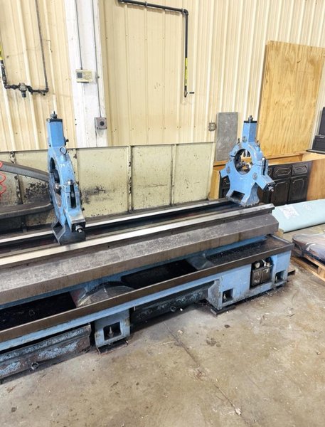 29.5" X 157" DAINICHI DL75X400 CNC FLATBED WITH FANUC CONTROL. STOCK # 0873926