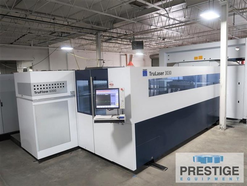 Trumpf TruLaser 3030 6KW CO2 Laser w/ Compact Liftmaster Automation