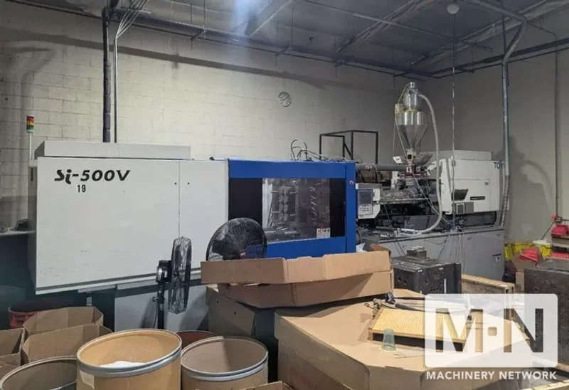 500 TON 68 OZ TOYO MODEL Si-500V ELECTRIC INJECTION MOLDING MACHINE MFG 2012