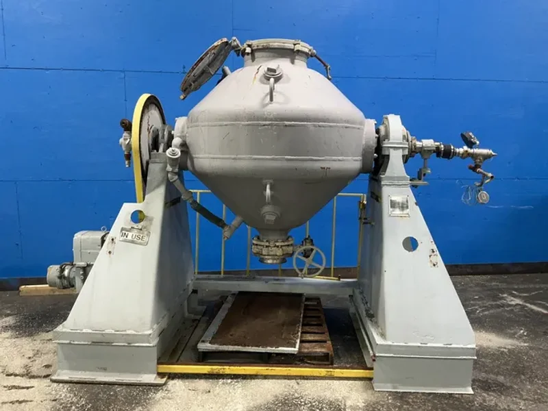 PFAUDLER 21 CU FT GLASS LINED CONICAL DRYER BLENDER  -  48-45CD