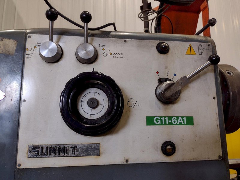 32" X 168" SUMMIT GAP BED ENGINE LATHE, 3-1/8" HOLE: STOCK 22662