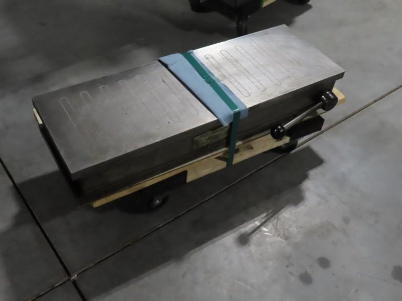 Brown &amp; Sharpe No. 824 8"x24" Permanent Magnetic Chuck - Auction Item