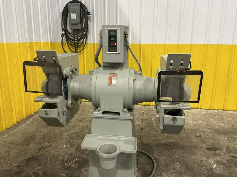 2 HP SETCO MODEL #105 DOUBLE END PEDESTAL GRINDER: YOBRO #25982
