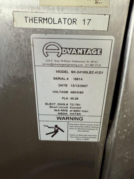 ADVANTAGE WATER-CIRCULATING TEMPERTURE CONTROL UNIT. STOCK # 1115524