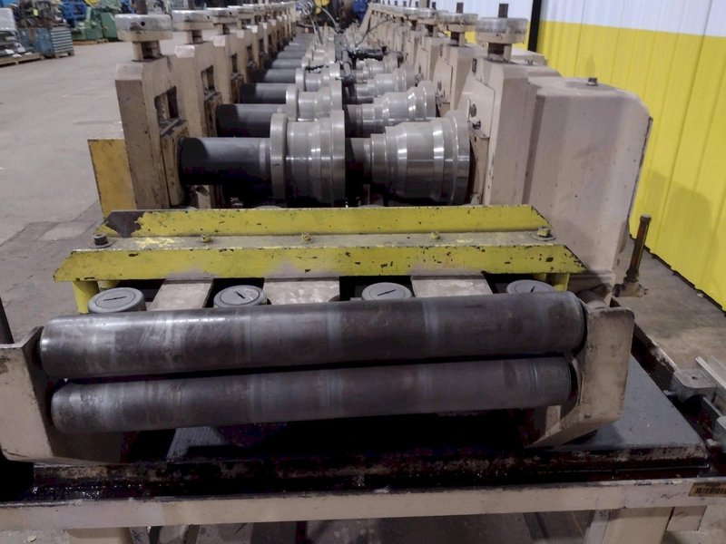 10 STAND X 2.5&quot; X 21&quot; KANE &amp; ROACH MODEL #2ST-CRFM ADJUSTABLE WIDTH &quot;C &amp; Z PROFILE&quot; ROLLFORMER: STOCK #11366