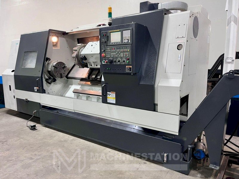 Samsung SL-35A/1500 CNC Turning Center – Long Bed Steady Rest Lathe