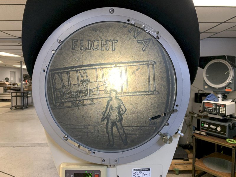 12" NIKON Model V-12BD Bench Top Vertical Beam Optical Comparator.