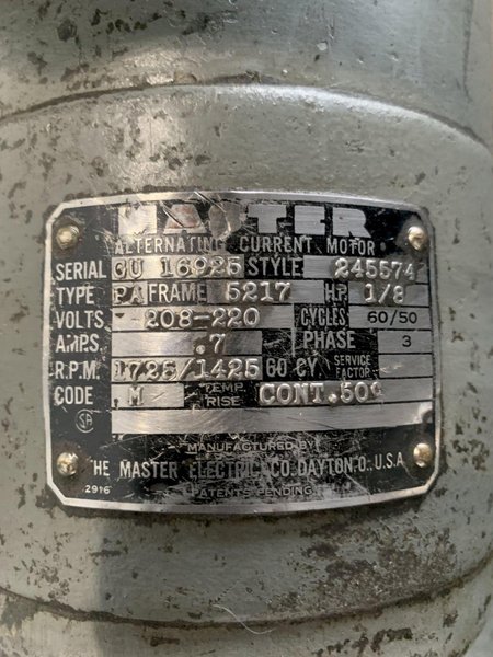 1-HP BRIDGEPORT SERIES 1 VERTICAL MILL. STOCK # 0253924